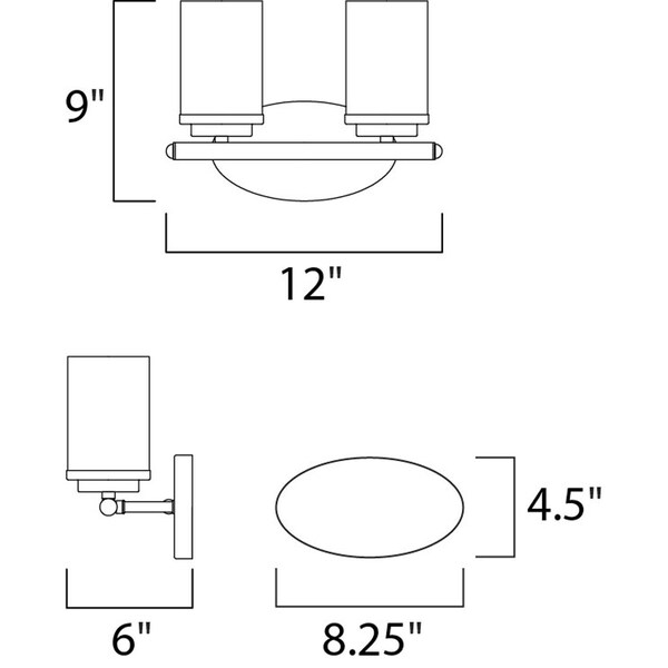 Corona 2-Light Bath Vanity